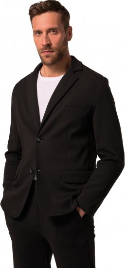 JP1880 Manhattan Flexnamic Business Jersey Suit Black - Костюми - мъжки костюми големи размери