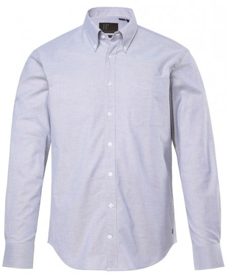 JP1880 Oxford Shirt Flexnamic Long Sleeve Grey - Ризи - мъжки ризи големи размери