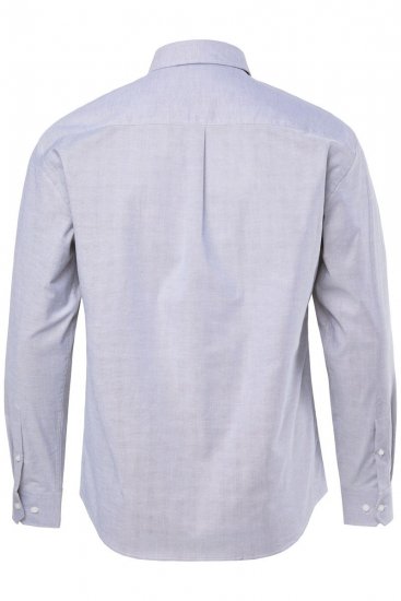 JP1880 Oxford Shirt Flexnamic Long Sleeve Grey - Ризи - мъжки ризи големи размери