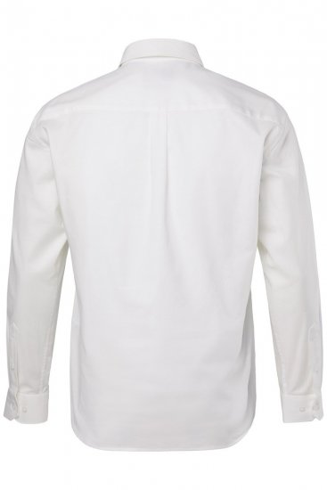 JP1880 Oxford Shirt Flexnamic Long Sleeve Snow White - Ризи - мъжки ризи големи размери