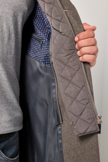 JP1880 FLEXNAMIC Mantel Quilted Insert Brown - Якета - мъжки якета големи размери
