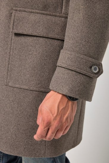 JP1880 Coat Flexnamic Quilted Insert Grey TALL - TALL Якета - TALL якета за високи мъже