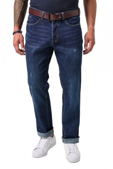 JP1880 FLEXNAMIC Jeans Tapered Loose Fit Dark Denim Blue - Дънки и панталони - мъжки Дънки и панталони големи размери