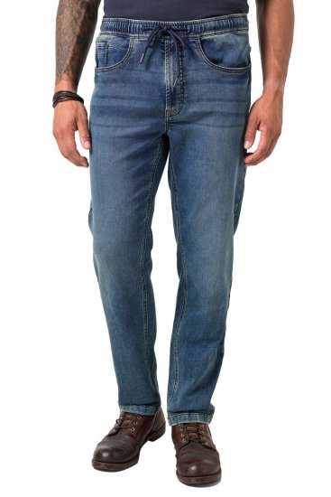 JP1880 FLEXNAMIC Straight Fit Jeans with Stretch Waist - Дънки и панталони - мъжки Дънки и панталони големи размери