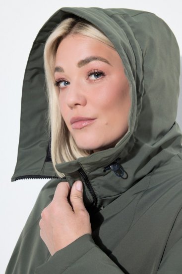 Ulla Popken 842008 Функционално палто Зелено - Палта - Дамски палта в големи размери
