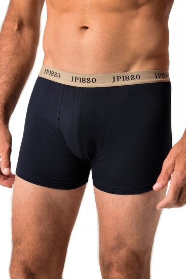JP1880 FLEXNAMIC OEKO-TEX Boxer Shorts 3-Pack Dark Navy - Бельо & Бански шорти - Мъжко бельо големи размери