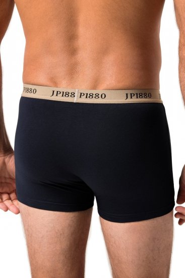 JP1880 FLEXNAMIC OEKO-TEX Boxer Shorts 3-Pack Dark Navy - Бельо & Бански шорти - Мъжко бельо големи размери