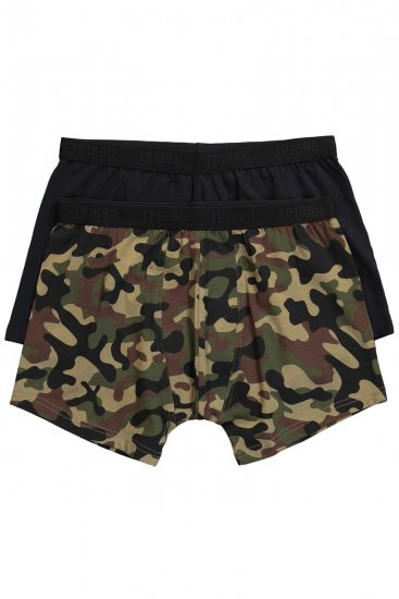 JP1880 FLEXNAMIC OEKO-TEX Boxer Shorts 2-Pack Green - Бельо & Бански шорти - Мъжко бельо големи размери