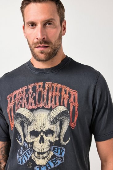 JP1880 T-Shirt Driven By The Devil Black - Тениски - мъжки тениски големи размери