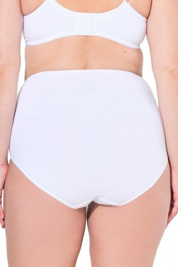 Ulla Popken 842435 Бикини с висока талия 3 бр. Бял - Бикини - 