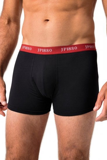 JP1880 FLEXNAMIC OEKO-TEX Boxer Shorts 2-Pack Black - Бельо & Бански шорти - Мъжко бельо големи размери
