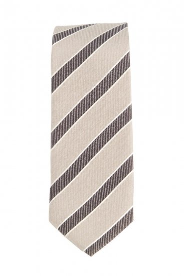 JP1880 Silk Tie Extra Long with Stripes - Вратовръзки и папийонки - 