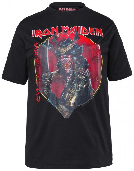 JP1880 845106 Iron Maiden Senjutsu Тениска Черно - Тениски на групи - Бенд тениски в големи размери