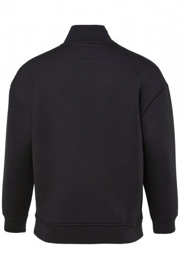 STHUGE 847083 Varsity яке от скуба плат Черно - Якета - мъжки якета големи размери