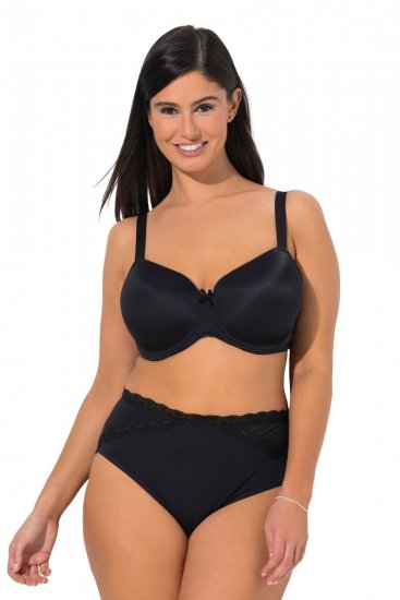 Ulla Popken 848803 Бикини с дантела 3 бр. Черно - Бикини - 