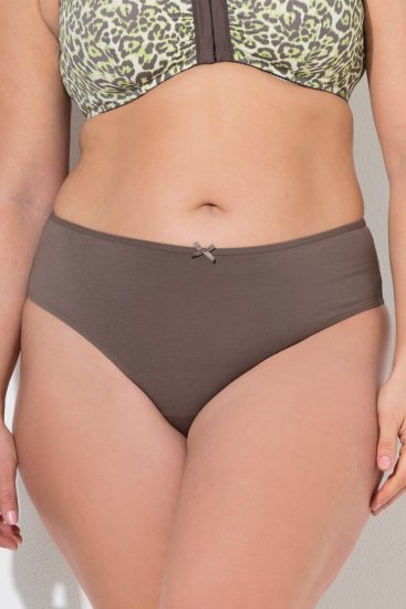 Ulla Popken 848826 Прашки с животински принт 3 бр. Таупе - Бикини - 