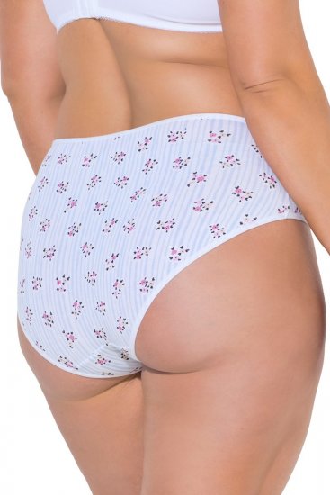 Ulla Popken 849098 Бикини на цветя 5 бр. Светлосиньо - Бикини - 