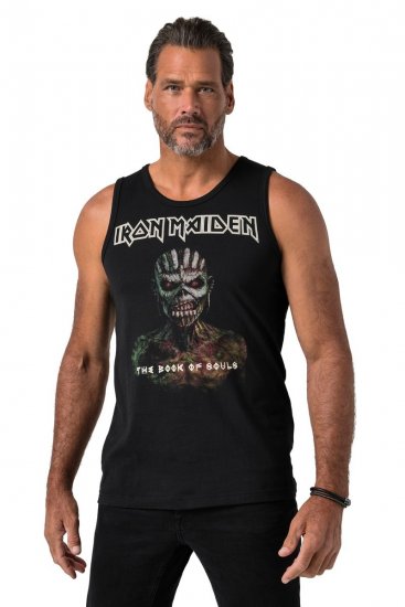 JP1880 849285 Iron Maiden The Book of Souls Потник Черно - Тениски на групи - Бенд тениски в големи размери