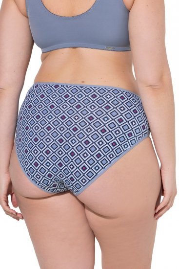 Ulla Popken 850077 Бикини с шарка 5 бр. Светлосиньо - Бикини - 