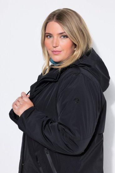 Ulla Popken 850774 Функционално палто Черно - Палта - Дамски палта в големи размери