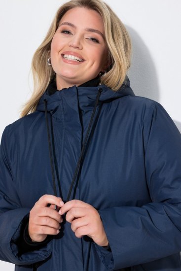 Ulla Popken 850794 Функционално палто Тъмносиньо - Палта - Дамски палта в големи размери
