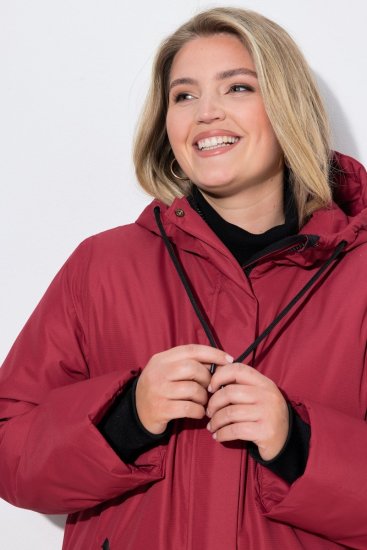 Ulla Popken 850794 Функционално палто Червено - Палта - Дамски палта в големи размери