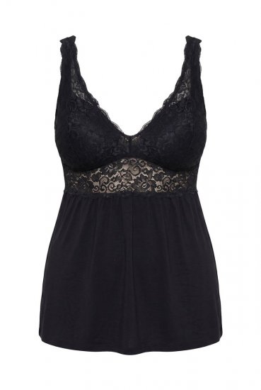 Ulla Popken 851693 Пижама Черно - Пижами - 