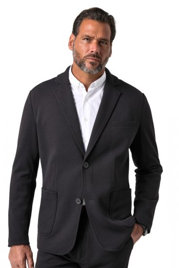 JP1880 Naples Flexnamic Сако от джърси Черно - Костюми - мъжки костюми големи размери