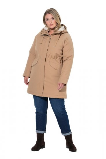 Ulla Popken 852028 Парка Бежово - Палта - Дамски палта в големи размери