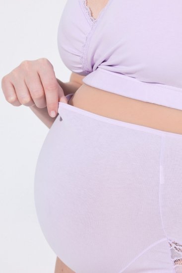 Ulla Popken 853640 Бикини за бременни с дантела Пепел от рози - Бикини - 