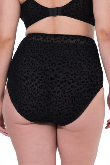 Ulla Popken 854551 Боксерки с животински принт Черно - Бикини - 