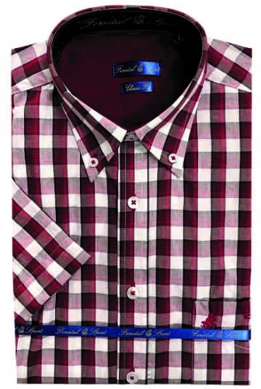 Forestal 901222E Check Shirt Red - Ризи - мъжки ризи големи размери