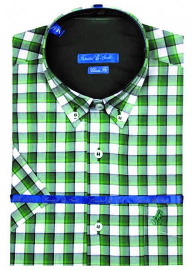 Forestal 901222E Check Shirt Green - Ризи - мъжки ризи големи размери