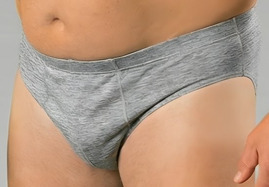 20 Nodi 934 Stretch Cotton Briefs Grey - Слипове - мъжки слипове големи размери