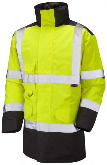 Leo Tawstock Warm Quilted Anorak Hi-Vis Yellow/Black - Работно облекло - мъжки работно облекло големи размери