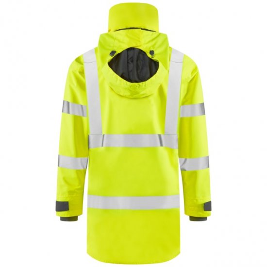 Leo Eastleigh Ecoviz 10K Performance Breathable Anorak Hi-Vis Yellow - Работно облекло - мъжки работно облекло големи размери