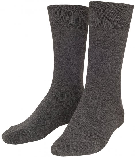Adamo Aaron Soft-socks Charcoal 3-pack - Бельо & Бански шорти - Мъжко бельо големи размери