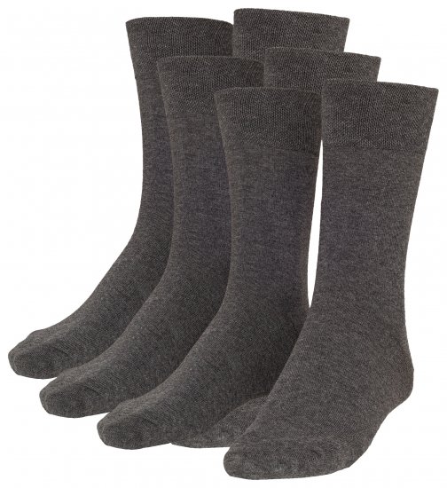 Adamo Aaron Soft-socks Charcoal 3-pack - Бельо & Бански шорти - Мъжко бельо големи размери