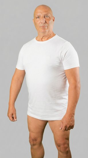 20 Nodi Mezzogiorno Sports T-Shirt White - Тениски - мъжки тениски големи размери