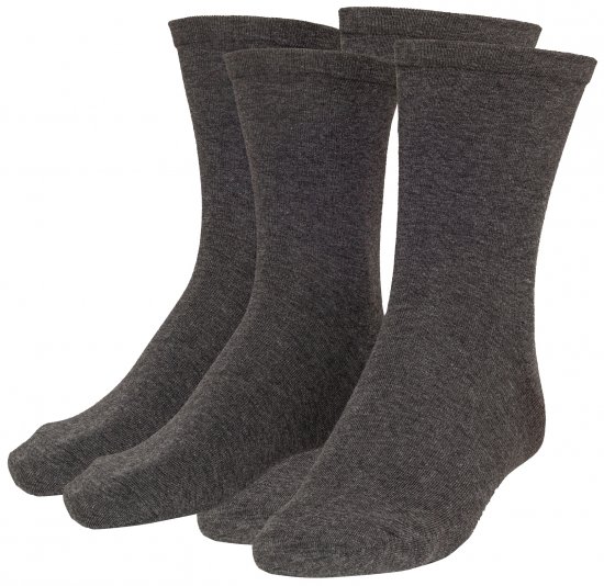 Adamo Adrian Sensitive-socks Charcoal 2-pack - Бельо & Бански шорти - Мъжко бельо големи размери
