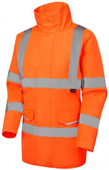 Leo Cheristow EcoViz 4K Women's Baffle Lined Anorak Hi-Vis Orange - Работно облекло - 