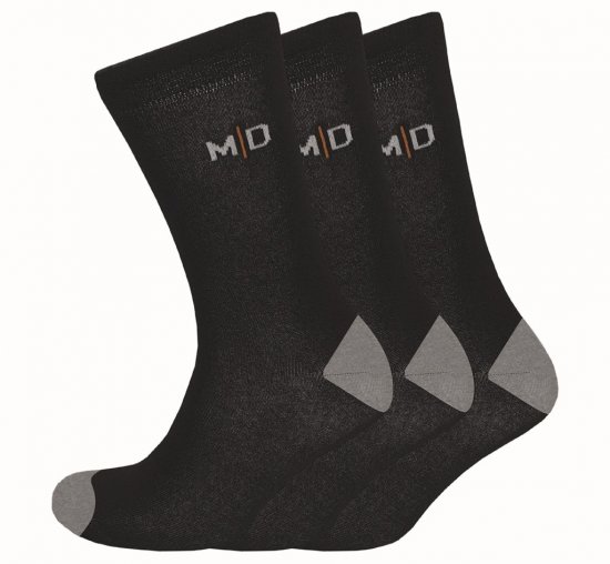 Motley Denim Alex Socks 3-Pack Black - Бельо & Бански шорти - Мъжко бельо големи размери