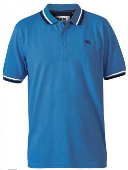 D555 Allante 2 Pique Polo Royal Blue - Поло тениски - мъжки тениски с яка големи размери