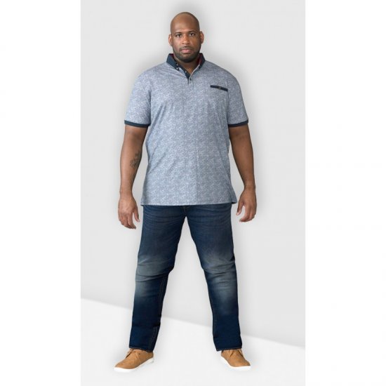 D555 Ambrose Tapered Fit Stretch Jeans Dark Blue TALL SIZES - МЪЖКО ОБЛЕКЛО MT-6XLT - дрехи за високи мъже