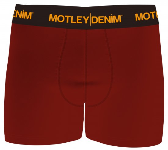 Motley Denim Amsterdam Boxershorts Red 2-pack - Бельо & Бански шорти - Мъжко бельо големи размери