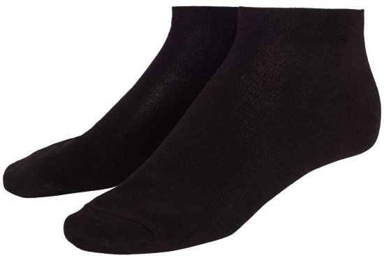 Adamo Anton sneaker-socks Black 4-pack - Бельо & Бански шорти - Мъжко бельо големи размери