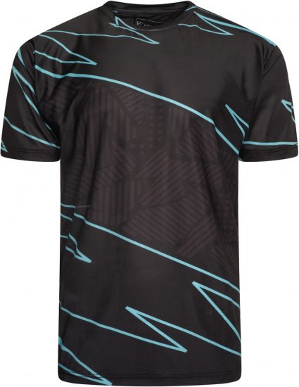 Kam Jeans AP002 Active Performance Marl Tee Black - Тениски - мъжки тениски големи размери