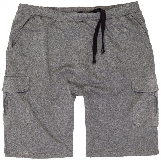 Adamo Athen Sweatshorts with Cargo pocket Grey - Спортни панталони & Kъси панталони - мъжки спортни панталони големи размери