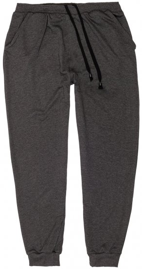 Adamo Athen Sweatpants with Cuffs Charcoal - Спортни панталони & Kъси панталони - мъжки спортни панталони големи размери