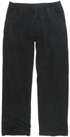 Adamo Athen Sweatpants with Open Hem Black - Спортни панталони & Kъси панталони - мъжки спортни панталони големи размери